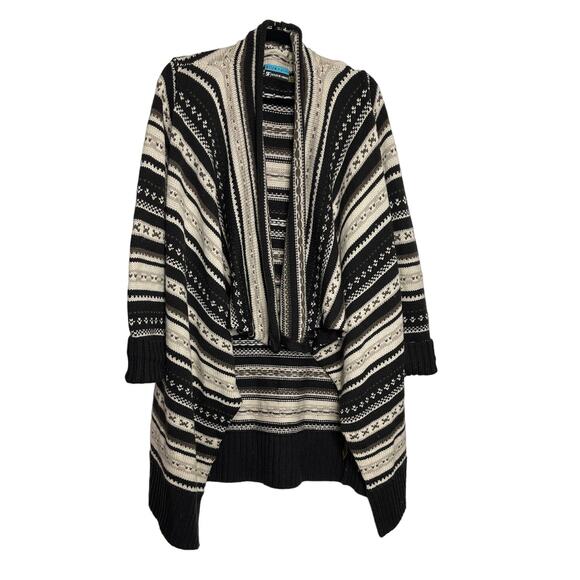 Alice + Olivia Jackets & Blazers - Alice + Olivia Women’s 100% Wool Open Front Brown Cardigan Sweater Size Large